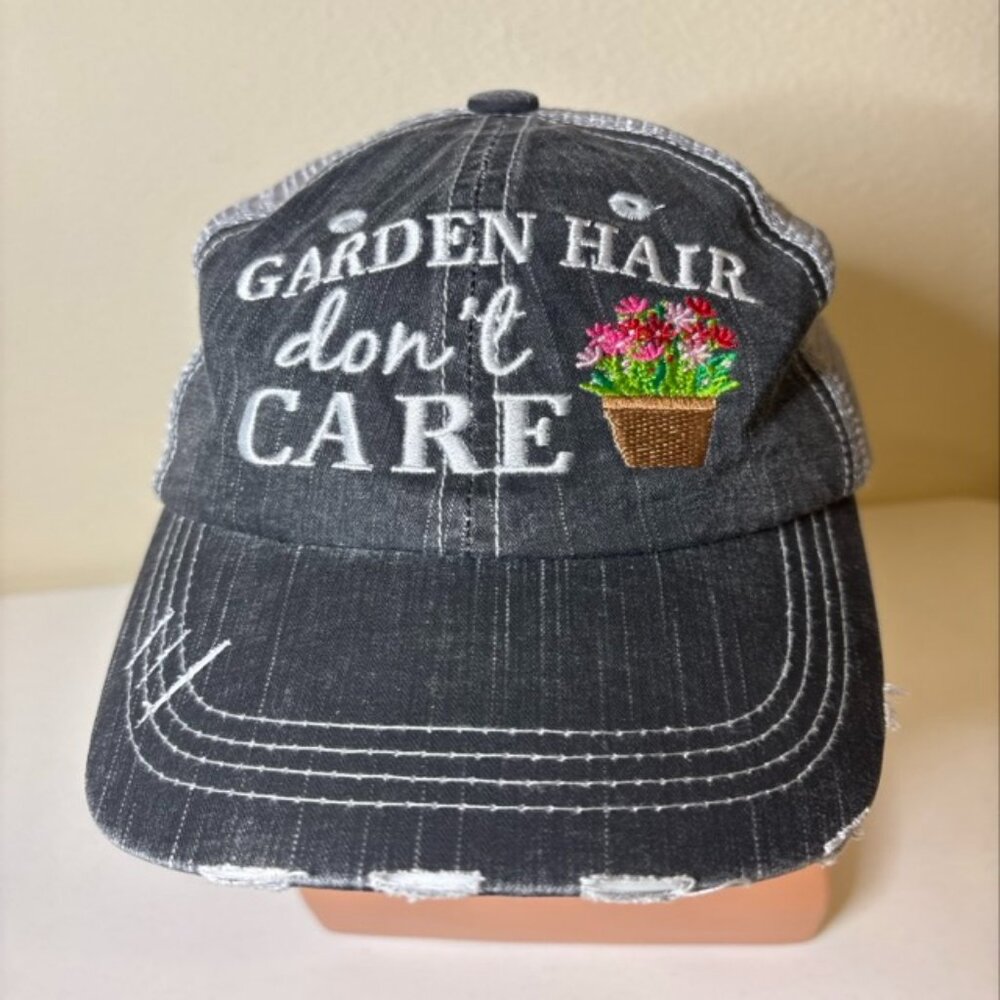 Katy Did‎ Garden Hair Don't Care Distressed Cap